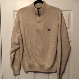 Men’s Chaps 1/4 ZIP Sweater, XXL